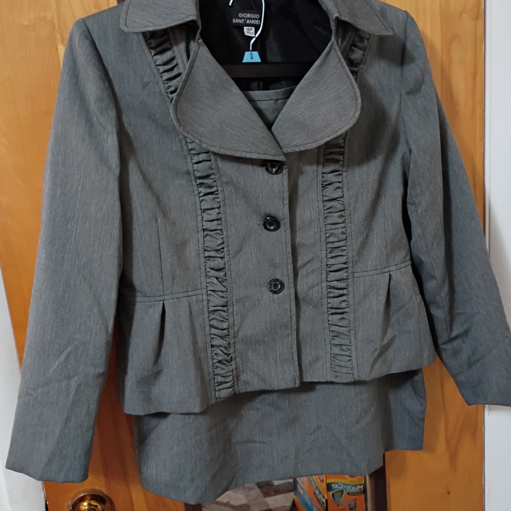 Gray Women's Suit Jacket